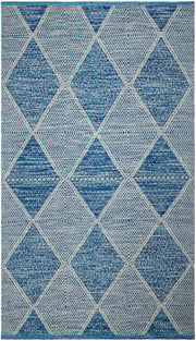 Hampton - Blue Diamond Indoor/Outdoor Area Rug FINAL SALE