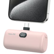 Tough On Mini Portable Charger 5000mAh Power Bank USB C Charging for Samsung Android iPhone 15 & 16 Series