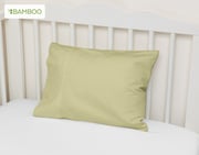 Petite Bamboo Cotton Pillowcase - Elm (Set of 2)