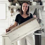 Rustic Charm Two Toned Wood Riser