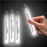 Matthew 5:14 White 6" Glow Sticks