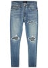 MX1 distressed skinny jeans