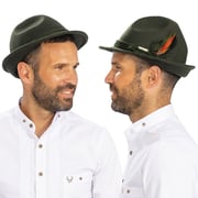 Hat Men Felt Green
