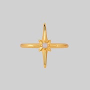 NOVA. Star Flare Opalite Ring - Gold