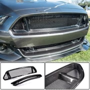 Ford Mustang Coupe Convertible 2-Door 2015-2017 Front Grille Carbon Fiber