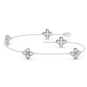 La Fleur Diamond Radiant Stationed Bracelet