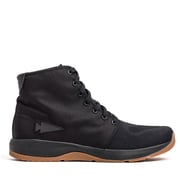 Women's Ballistic Trainers - Mid Top - Black + Gum w/ Black Reflective Spearhead