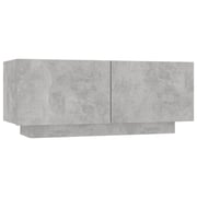 vidaXL TV Cabinet Concrete Grey Engineered Wood Standard TV Cabinet