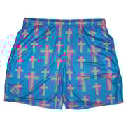Cotton Candy Cross Shorts