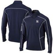 Men's New York Yankees Columbia Navy Shotgun Omni-Wick Quarter-Zip Pullover Jacket