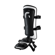 Guardian Legion Hard Shell Pro Baseball Leg Guard (Black White)
