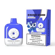 Horizontech Binaries SE6000 Blue Razz Blueberry Ice Disposable Vape