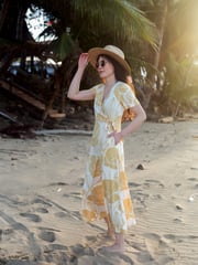 Isla Midi Dress | Poppies