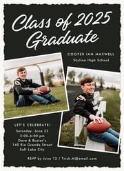 Angled Snaps | Graduation Announcements