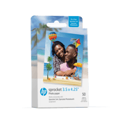 HP Sprocket 3.5 x 4.25” Zink Sticky-backed Photo Paper (50 Pack) Compatible with HP Sprocket 3x4 Photo Printer