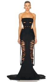 Tanja Long Strapless Top