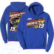Men's Chase Briscoe Joe Gibbs Racing Team Collection Royal Bass Pro Shops Car Pullover Hoodie