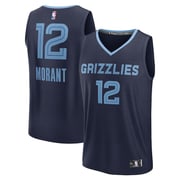 Youth Memphis Grizzlies Ja Morant Fanatics Navy Fast Break Replica Player Jersey - Icon Edition