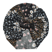 Bellamie | Black Floral | Boho Mesh Headwrap
