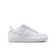 Nike Air Force 1 LE "White/White" Grade School Kids' Shoe