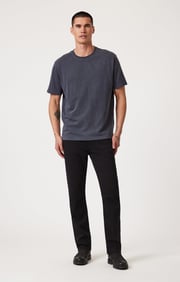 ZACH STRAIGHT LEG IN BLACK FEATHER BLUE