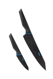 2 Piece Set | 8" Chef's Knife & 3.75" Paring Knife | BATMAN™ Shadow Black Edition | Dalstrong ©