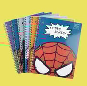 Yoobi x Marvel Character 1 Subject College Ruled Spiral Notebooks, 6 Pack