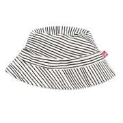 Pencil Stripe Organic Cotton Bucket Sun Hat