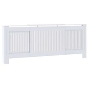 vidaXL MDF Radiator Cover White 80.7"