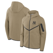 Men's New York Yankees  Nike Tan Tech Fleece Windrunner Full-Zip Hoodie Jacket