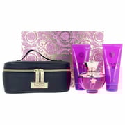 Versace Dylan Purple Women Set 3.4oz EDP & 3.4oz BL & 3.4oz SG & Bag