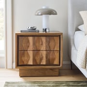 Carved Pattern Nightstand (26")