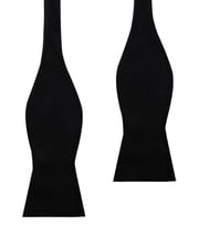 Bond Black Velvet Self Bow Tie