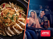 AMC Movie Theatres® Tickets for 2 + $50 P.F. Changs Gift Card