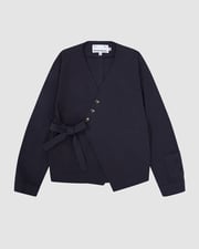 NAVY HANBOK TIE BLAZER