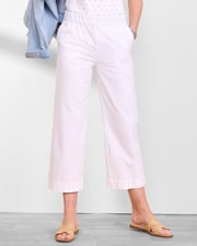 Dennisport Relaxed Pull-On Cropped Chinos