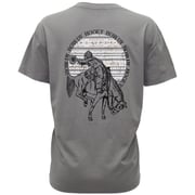 "Hayday" Steel Grey w/Grey & Black Logo T-shirt