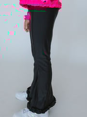Active Flared Ruffle Hem Pants