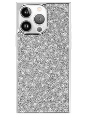 Elite Collection - SQUARE® Silver Crystal Elegance iPhone Case