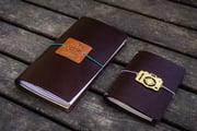 Traveler's Notebook Leather Cover-Dark Brown