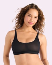 Silky Mesh Scoop Bralette | Silky Mesh (Eightball)