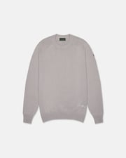 Cotton Crewneck Grey Sweater