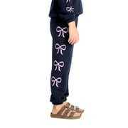 Jogger With Pink Bows Down The Leg