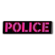 [POLICE] Operator PVC Patch [BLK/PNK]