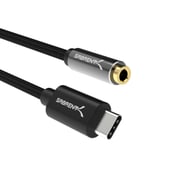 USB Type-C to 3.5mm Audio Jack Active Adapter 20" Cable