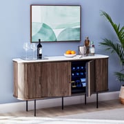 Maison 63” Oval Sideboard With Integrated Wine Cooler