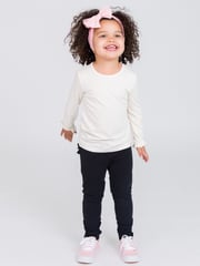 Baby Ruched Bow Leggings