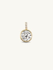Round Pendant + Free Chain Necklace