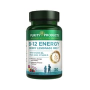Purity Products B-12 Energy Berry Lemonade Melt - 30 Dissolving Tablets