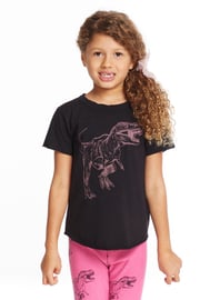 Dino Time Girls Crew Neck Tee